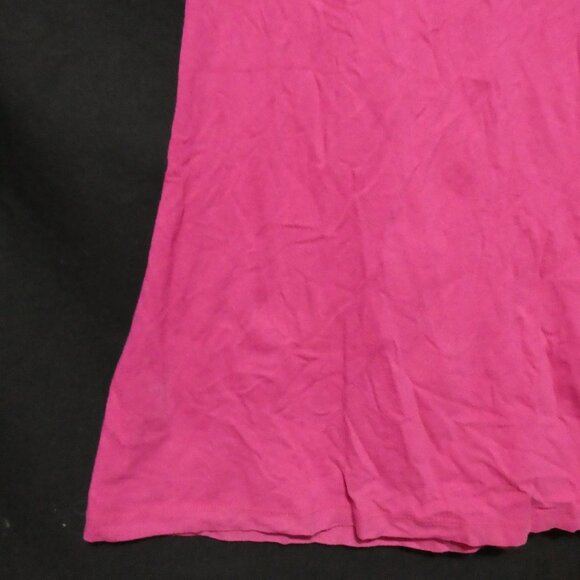 SEDUCTIONS | medium | Solid Pink Short Sleeve Round Neck Shirt - Picture 6 of 12